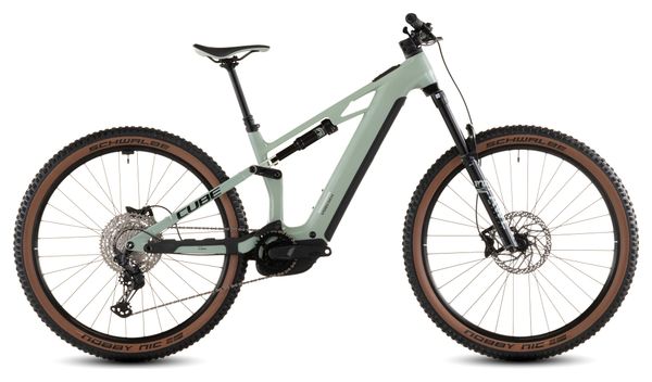 VTT Électrique Tout-Suspendu Cube Stereo Hybrid One44 HPC Race 800 12V 800 Wh 29'' Bosch 120 Nm Vert Dried Herbs 2026