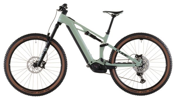 VTT Électrique Tout-Suspendu Cube Stereo Hybrid One44 HPC Race 800 12V 800 Wh 29'' Bosch 120 Nm Vert Dried Herbs 2026