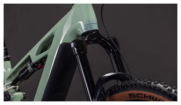 VTT Électrique Tout-Suspendu Cube Stereo Hybrid One44 HPC Race 800 12V 800 Wh 29'' Bosch 120 Nm Vert Dried Herbs 2026