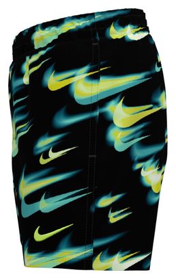 Costume da bagno Nike Swim Breaker Asteroid AOP Nero/Giallo da ragazzo