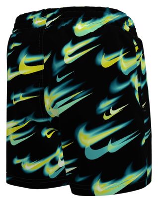 Costume da bagno Nike Swim Breaker Asteroid AOP Nero/Giallo da ragazzo