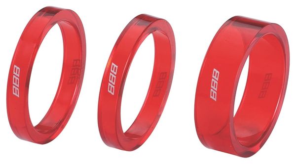 BBB 3 pieces Spacer composite Red