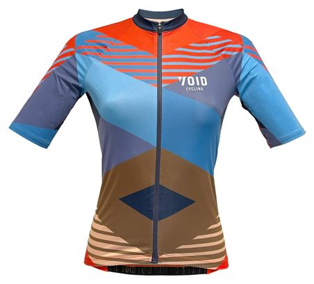 Maglia donna manica corta Void Abstract Multicolore