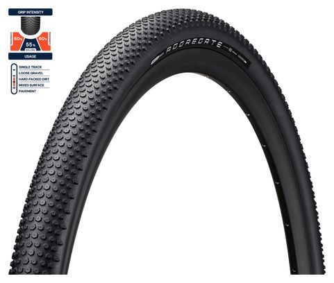 Pneu Gravel American Classic Aggregate 650b Tubeless Ready Souple Stage 5S Armor Rubberforce G