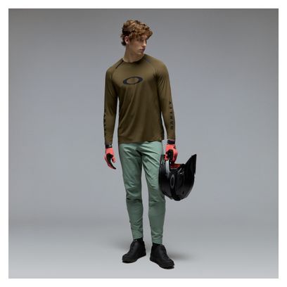 Maglia a maniche lunghe Oakley Maven Scrub Elite verde da uomo