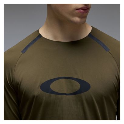 Maglia a maniche lunghe Oakley Maven Scrub Elite verde da uomo