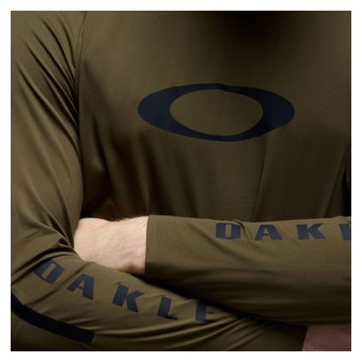 Maglia a maniche lunghe Oakley Maven Scrub Elite verde da uomo