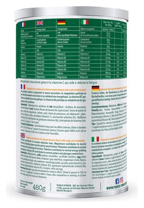 Réparation musculaire Punch Power banane – 480g