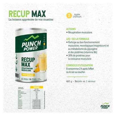 Réparation musculaire Punch Power banane – 480g