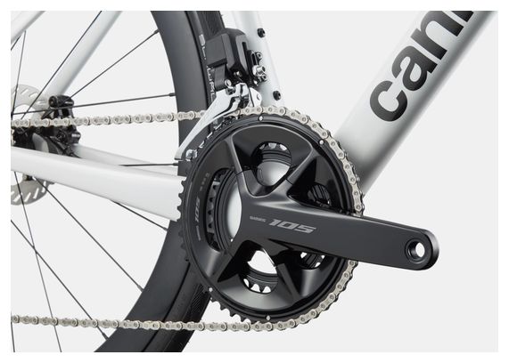 Bicicleta de carretera Cannondale SuperSix Evo 5 Shimano 105 Di2 12V 700 mm Gris/Blanco 2026
