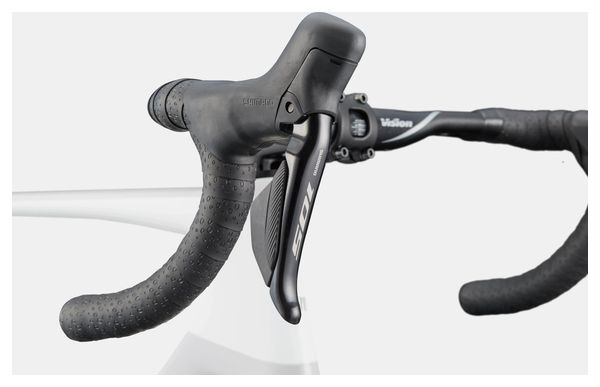 Bicicleta de carretera Cannondale SuperSix Evo 5 Shimano 105 Di2 12V 700 mm Gris/Blanco 2026