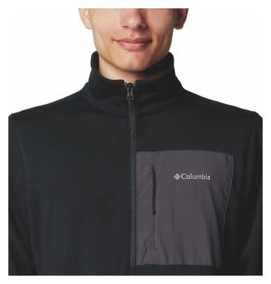 Columbia Hike II Men's Black 1/2-Zip Fleece