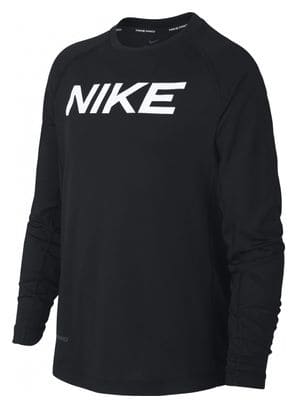 Camiseta Nike Pro Kids manga larga negro