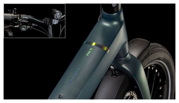 Cube Fold Hybrid 500 Faltbares Elektrofahrrad Shimano Tiagra 10S 500 Wh 20'' Sagebrush Green 2025