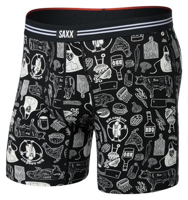 Boxer Saxx Vibe Xtra Soft Comfort Brief Fly Nero Uomo