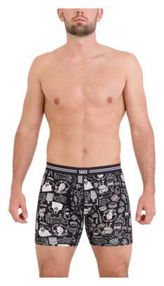 Boxer Saxx Vibe Xtra Soft Comfort Brief Fly Nero Uomo