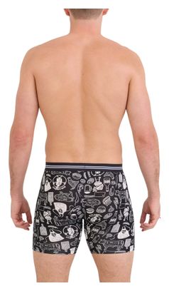 Boxer Saxx Vibe Xtra Soft Comfort Brief Fly Nero Uomo