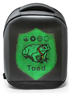 T-Ledbag Sac à dos avec écran pixel animé - Toad