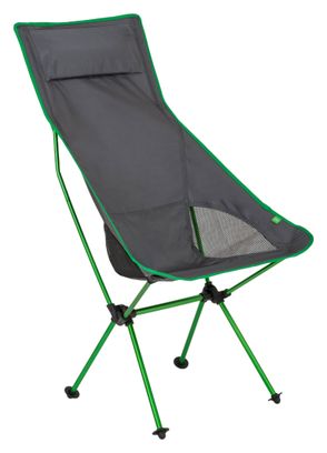 Highlander Ayr Rest Folding Chair, Gray/Green