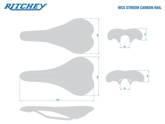 Ritchey WCS Carbon Streem Saddle Black