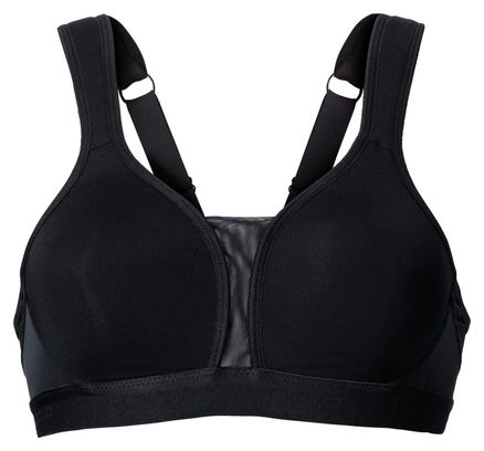 Reggiseno sportivo imbottito alto ODLO nero