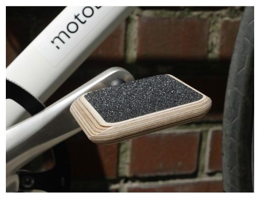 Flat Pedals Urban Moto Wood `` Classic &#39;&#39;