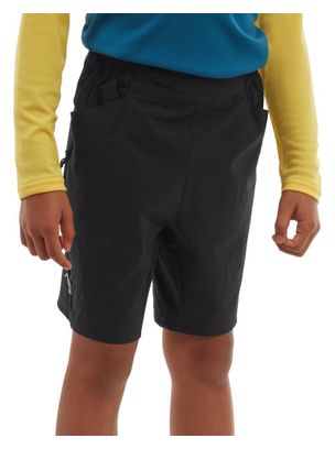 Pantalones cortos Altura Spark Trail para niños, negro