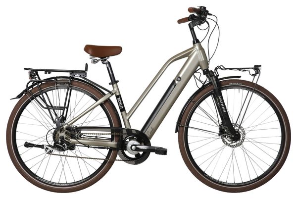 Vélo de Ville Électrique Bicyklet Camille Shimano Acera/Altus 8V 504 Wh 700 mm Gris