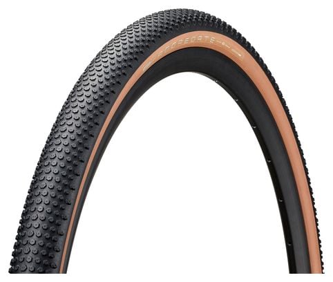 American Classic Aggregate 700 mm Gravel Tire Tubeless Ready Foldable Stage 5S Armor Rubberforce G Tan Sidewall