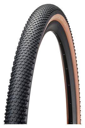 Pneu Gravel American Classic Aggregate 700 mm Tubeless Ready Souple Stage 5S Armor Rubberforce G Flancs Beiges
