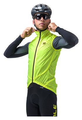 Alé Light Pack Ale' Sleeveless Jacket Fluo Yellow