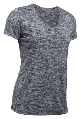 Under Armor Twist Tech Womens Short Sleeve Jersey Grijs Zwart