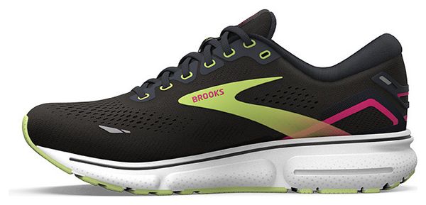 Brooks Ghost 15 Scarpe da corsa Nero Verde Rosa Donna