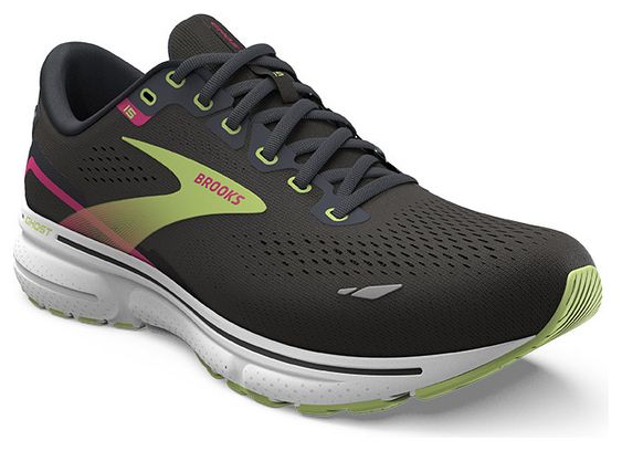 Brooks Ghost 15 Hardloopschoenen Zwart Groen Roze Dames