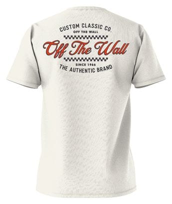 T-Shirt mit kurzen Ärmeln Vans Custom Classic Marshmallow