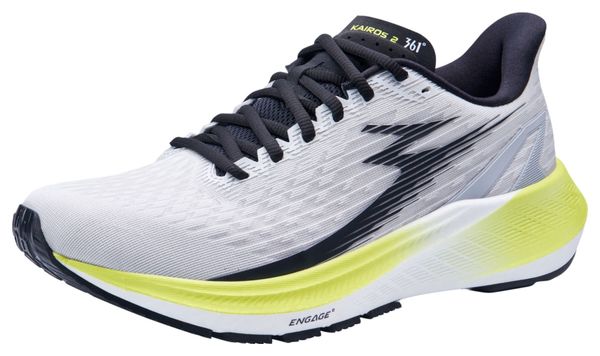 Chaussures de running 361-Kairos 2 Oyster Mushroom/Blac