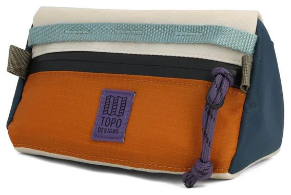 Topo Designs Mini Manubrio Bag - Mountain 1L Blue/Brown