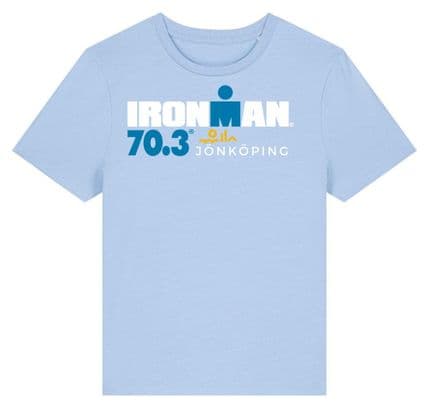 Camiseta de manga corta para mujer Ironman 70.3 Jonkoping Azul