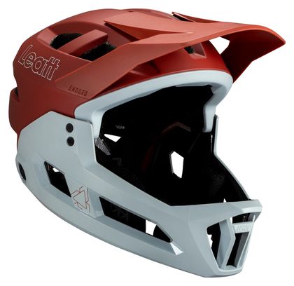 Casco Leatt Enduro 2.0 Mentonera Desmontable Lava Rojo