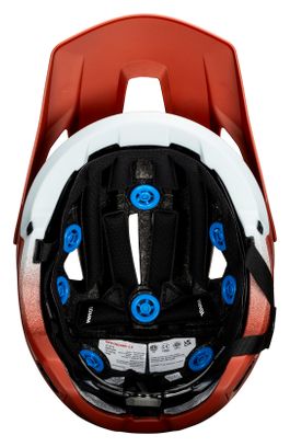 Casco Leatt Enduro 2.0 Mentonera Desmontable Lava Rojo