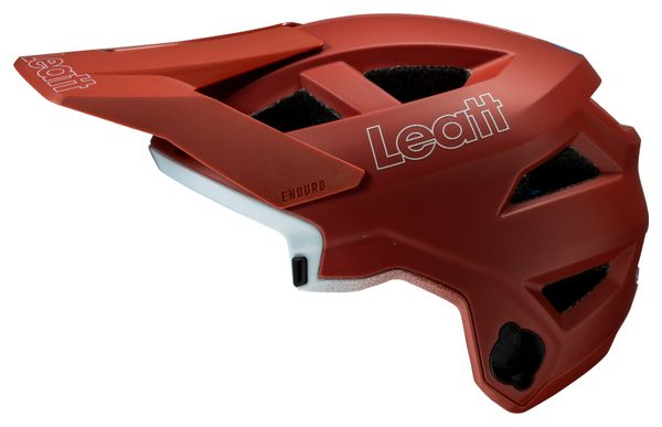 Casco Leatt Enduro 2.0 Mentonera Desmontable Lava Rojo