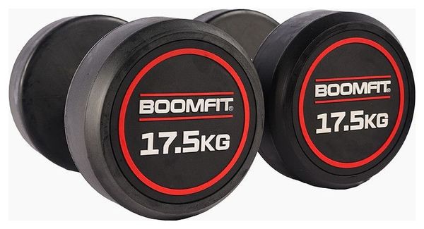 Haltères Ronds de musculation 17 5Kg (Paire) - BOOMFIT