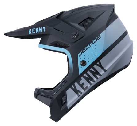 Casco Int gral Kenny Decade Negro / Azul