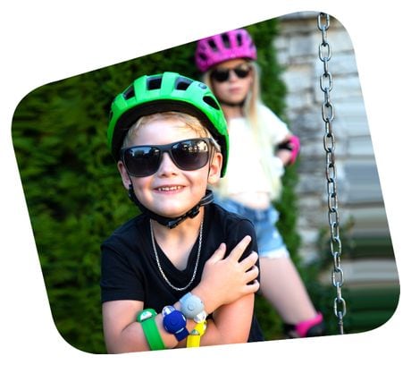 Casque de Vélo pour enfants de 6 à 12 ans | Rayures Cool| Certifié EN1078