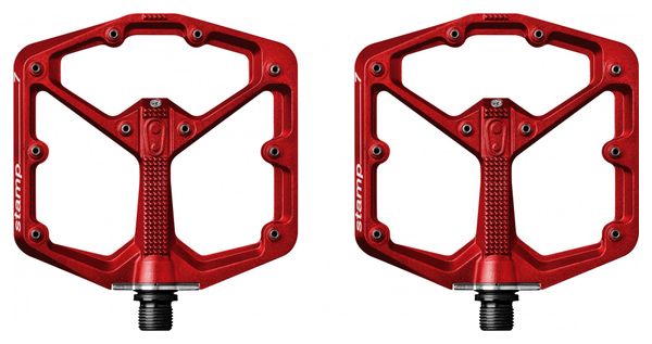 CRANK BROTHERS Pair of pedals STAMP Red