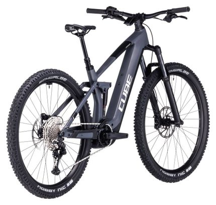 Cube Stereo Hybrid 140 HPC Race 625 Electric Full Suspension MTB Shimano Deore/XT 12S 625 Wh 29'' Grigio Cromo 2023