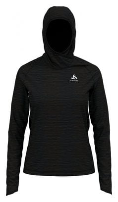 Odlo Millennium Element Sudadera Con Capucha Negro Mujer