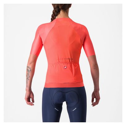 Maillot Manches Courtes Femme Castelli Velocissima Orange CASTELLI
