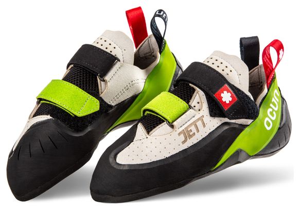 Scarpette da arrampicata Ocun Jett QC Grigio/Verde