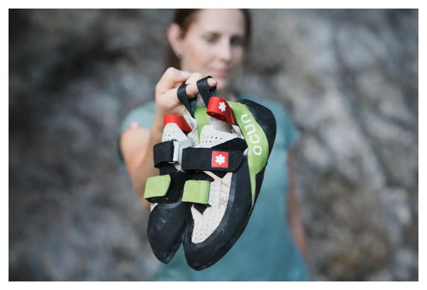 Scarpette da arrampicata Ocun Jett QC Grigio/Verde